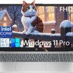 HP 15.6″ FHD Laptop Computer for Home Business Student, Intel Processor (Beat i3-1115G4), 16GB DDR4 RAM, 256 PCIe SSD, WiFi 6E, Bluetooth 5.3, Type-C, Webcam, Numeric Keypad, Windows 11 Pro, Bef-ectoy