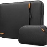 tomtoc 360 Protective Laptop Sleeve Set for 14-inch MacBook Pro M5/M4/M3/M2/M1 Pro/Max A3434 A3112 A3401 A3185 A2992 A2918 2025-2021, Water-Resistant MacBook Case Bag with Organized Accessory Pouch
