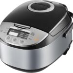 COMFEE’ Rice Cooker 12 Cups Cooked/6 Cups Uncooked, Portable Non-Stick Rice Maker, Japanese Rice Cooker with Fuzzy Logic Technology, 24-Hour Timer Delay, 11 Presets, Steamer, Fast Cooker, Grain Cooker, Black