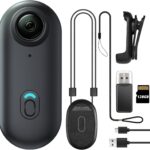 Mini Body Camera, Wearable Action Body Cam, Thumb Size Hands Free Recording Body Worn Camera, Premium Portable Camcorder Mount Anywhere for Pet Walking, Work, Travel (Black, 128GB)