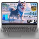 Lenovo V15 G4 15.6″ Business Laptop, FHD Anti-Glare Display, Intel 10-Core i7-13620H (Beat Ultra 7 255U),40GB RAM, 1TB SSD, WiFi 6, Bluetooth 5.2, Windows 11 Pro, with 5ave 6-in-1 Accessory Kit