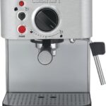 Cuisinart 1.66 Quart Stainless Steel Espresso Maker, Silver, EM-100NAS