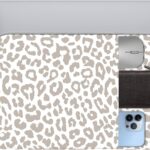 Laptop Sleeve Bag 13 13.3 13.6 14 inch,with Pocket Water Resistant Durable Computer Bag Compatible with 13 inch MacBook Pro/Air,iPad Pro12.9,Dell,Chromebook,HP,Surface(Grey Leopard Cheetah)