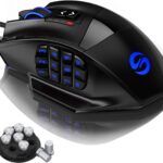UtechSmart Venus Gaming Mouse RGB Wired, 16400 DPI High Precision Laser Programmable MMO Computer Gaming Mice [IGN’s Recommendation]