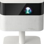 Epson Lifestudio Flex Full HD Portable Lifestyle Projector, 700 Lumens of Color and White Brightness, Sound by Bose, Epson Projection Studio App, Stand, Google TV, 3-Chip 3LCD Triple Core Engine