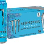 Monster Energy Ultra Blue Hawaiian, Sugar Free Energy Drink, 16 Ounce (Pack of 15)