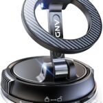 Car Phone Holder for Magsafe [78+LBS Strongest Suction & 2400gf Magnetic] 360° Adjustable Car Phone Mount, Phone Holders for Your Car for iPhone 17 Pro Max 16 15 14 13 12 Air Plus (Carbon Fiber)