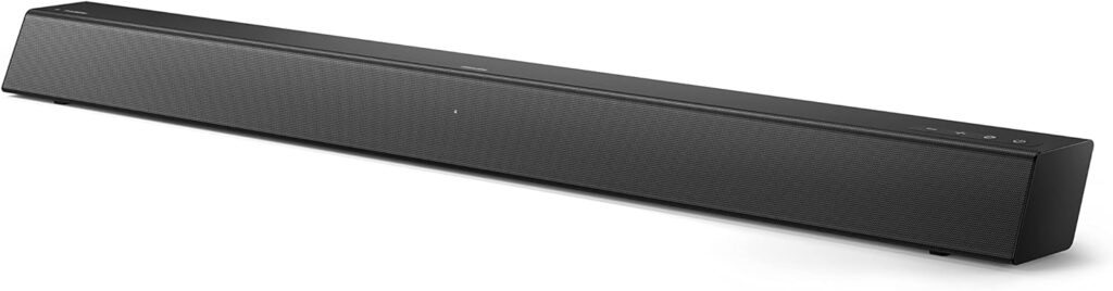 PHILIPS B5106 2.0-Channel Soundbar with HDMI ARC Support, Roku TV Ready, Black