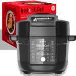 Instant Pot Duo Crisp Ultimate Lid,13-in-1 Air Fryer&Pressure Cooker Combo, Sauté, Slow Cook, Bake, Steam, Warm, Roast, Dehydrate, Sous Vide&Proof, App With Over 800 Recipes,1500 watts,6.5 Quart,Black