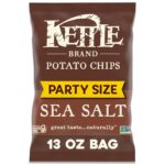 Kettle Brand Foods Sea Salt Potato Chips, 13 oz Party Size