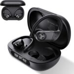 TREBLAB X4 Wireless Earbuds with Earhooks – 253H Battery, ENC Mic, Bluetooth 5.4, USB-C Charging Case, IPX5 Waterproof, Noise Isolating, for Calls, Workouts