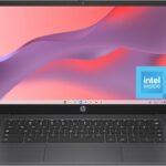 HP Chromebook 14 inch Laptop, FHD Display, Intel N100, 4 GB RAM, 64 GB eMMC, Intel UHD Graphics, Chrome OS 14a-nf0009nr (2024)
