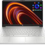 HP Ultra Slim Laptop for Students and Business | 1 Year Office 365 | 1.1TB Storage (1TB Cloud and 64GB Hard Drive) | Intel Quad-Core, 8GB RAM | Windows 11 Home w/o Earbuds
