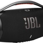 JBL Boombox 3 Black Portable Bluetooth Speaker with Massive Sound, Deepest Bass, IPX7 Waterproof, 24H Playtime, PartyBoost