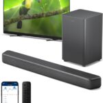 PHILIPS B5309 Soundbar 2.1 with Wireless Subwoofer and Immersive DTS Virtual:X Audio Technology – 240W Max Power, Deep Bass, Bluetooth 5.4, Four EQ Modes, HDMI ARC and USB connectivity – Dark Grey