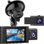 Dual Dash Cam Front and Inside FHD 1080P Dash Camera for Cars Dashcams for Cars with Infrared Night Vision, Car Camera Driving Recorder 24H Park Monitor Motion Detection G-Sensor for Taxi Uber