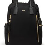 TUMI – Voyageur Atlanta Backpack – Travel Backpack for Women – For Business, Commute – Holds Up to 17″ Laptop – Black & Gold Hardware