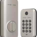 Wyze Auto-Lock Bolt, Fingerprint Keyless Entry Door Smart Bluetooth Deadbolt Replacement, Backlit Keypad, IPX5 Weatherproof, in-App History and Scheduled Access, BHMA, UL 20-Min Fire Rated