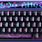 x Aula AMG65 Mechanical Gaming Keyboard with Dual Screen, 65% Wireless Small Custom Keyboard RGB, Bluetooth/2.4G/Wired, Rapid Trigger, Hot Swappable for Windows Laptop PC Mac – Purple