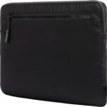 Incase Compact Laptop Sleeve with Flight Nylon – 14-inch MacBook/Laptop & iPad/Tablet Sleeve – Faux Fur Lining, Lightweight, Durable, Weather Resistant, Slip Pocket for Accessories – Black