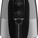 Elite Gourmet EAF-4617X Electric Digital Hot Air Fryer, 1350Watts, Oil-Less Healthy Cooker, Timer & Temperature Controls, 4 Quart, Black