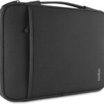 Belkin B2B064-C00 Sleeve for 13-Inch Laptops and Chromebook, Compatible with iPad Pro and Most 13-Inch Laptops / Notebooks (Black)