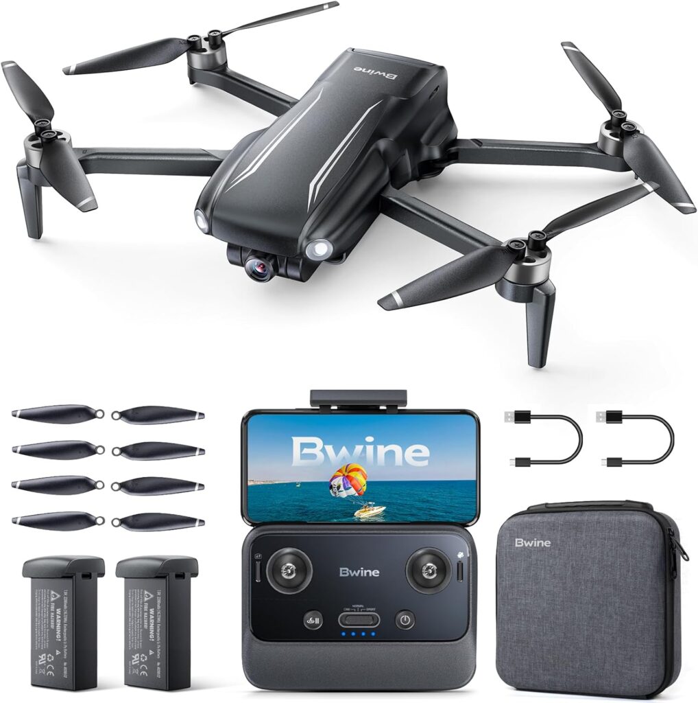 Bwine F7MINI SE GPS Drones with Camera for Adults 4K, Only 238g, 70-Mins Flight Time, TOF, 9842 FT Long Range, Auto Return, Follow Me, Circle & Waypoint Fly – Ideal for Beginners and Aerial Lovers
