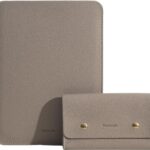 PU Leather Padded Laptop Sleeve 16Inch Compatible with MacBook Pro 16, 15Inch Laptop Bag Compatible with MacBook Pro 15 with Charger Pouch Color Camel