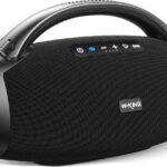 330W PEAK Loudest Boom Box, 7.5″ Subwoofer/2.1Ch/IPX7 Waterproof, 200W RMS Party Large Bluetooth Speaker Wireless with 2 Woofers/DSP/BT5.4/APP/Fast Charge/OTG/AUX/Guitar-in, Massive Bass for Outdoors