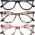 Reading Glasses Women Cat Eye Blue Light Computer Readers Stylish Spring Hinge Designer Fashion Cute Eyeglasses LK6094