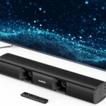 Sound Bar for Smart TV – 50W Powerful TV Sound Bar with Crystal Clear Dialogue & Enhanced Bass | 17-Inch Compact Soundbar for TV with Bluetooth 5.3, Optical & AUX, perfect for Smart TVs, PC, Projector