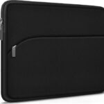 Laptop Case 14 inch, Slim Portable Monitor Protective Cover with Front Pocket, Traveling Computer Carrying Bag Laptop Sleeve Compatible for MacBook Air/Pro, HP, Dell, Lenovo, Acer, Black