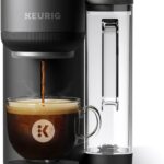 Keurig K-Crema Single Serve K-Cup Pod Coffee Maker, PressureInfusion & MultiStream Technology, Brews Crema-Topped Coffee, Espresso-Style Shots, Classic Coffee, Tea, Cocoa, 72 oz Removable Reservoir