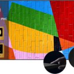 Gallery Fixed Frame Projector Screen Gray Fabric with Slim Frame,Supports 4K/8K,HDR & Active 3D,100 Inches for Universal Projectors in Dimly Lit Environments