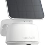 REOLINK First 4K Solar Security Cameras Wireless Outdoor, Argus PT Ultra+Solar Panel, 360° Pan Tilt Auto-Tracking, 8MP Color Night Vision, 2.4/5 GHz Wi-Fi 6, No Subscriptions, Home Hub Compatible