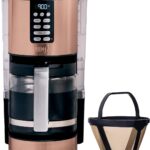 Ninja Programmable XL 14-Cup Coffee Maker PRO with Permanent Filter, 2 Brew Styles Classic & Rich, Delay Brew, Freshness Timer & Keep Warm, Dishwasher Safe, Copper, DCM201CP