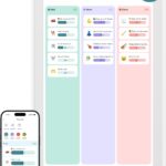 Digital Calendar 21.5 Inch Touch Screen, Electronic Wall Calendar Chore Chart for Family Monthly/Weekly Planner, Interactive Display Smart Calendar for Home Organization, Desk Mount Included – White