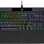 Corsair K70 RGB PRO Mechanical Wired Gaming Keyboard – Cherry MX Brown Tactile Switches – 8,000hz Hyper-Polling – PBT Double-Shot Keycaps – iCUE Compatible – PC, Mac, Xbox – QWERTY NA – Black