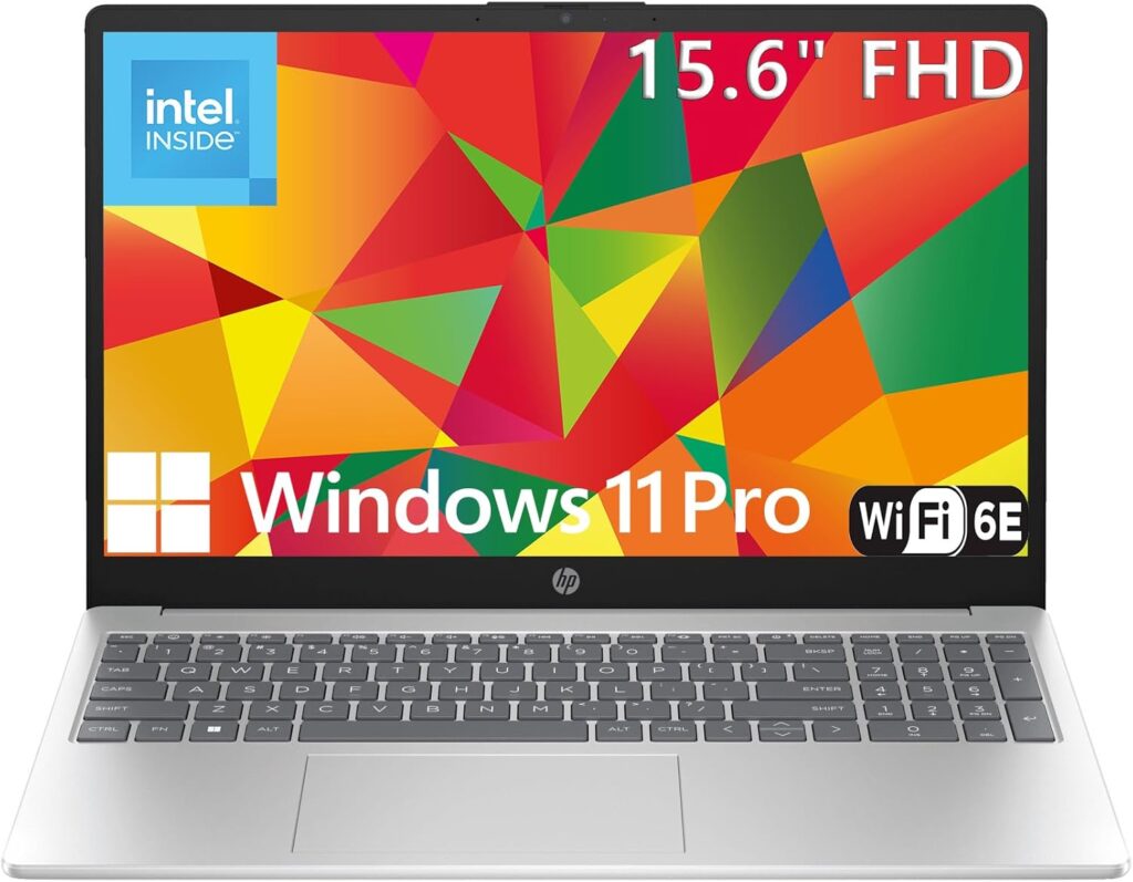 Hp 15.6″ Fhd Laptop Computer For Study & Business, 16gb Ddr4 Ram, 256gb Pcie Ssd, Intel Quad-Core Processor (Beat i3-1115g4), Wifi 6e, Bluetooth 5.3, Type-c, Numeric Keypad, Webcam, Windows 11 Pro