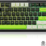 Redragon K734B Wireless Mechanical Keyboard,3-Modes Bluetooth Gasket Hot Swappable TKL RGB Custom Keyboard,Pre-lubed Switches, 81 Keys PBT Keycaps, South-Facing LEDs Socket