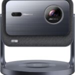 Hisense Laser Mini Projector C2, 65-300″, Gimbal Design, 4K, Triple Color Laser, 110% BT.2020, 2000 ANSI Lumens, 1700:1 Native Contrast, Dolby Vision, HSR240, Sound by JBL