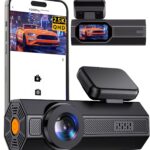 2.5K Car Dash Cam, VEEMENT Dash Camera for Cars, 1440P Car Dash Camera with APP, WiFi Dash Cams with WDR Night Vision, 24/7 Parking Monitor Dashcam, 160°Wide, G-Sensor, Mini Dash Cam