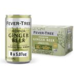 Fever-Tree Ginger Beer – Premium Quality Mixer – Refreshing Beverage for Cocktails & Mocktails. Naturally Sourced Ingredients, No Artificial Sweeteners or Colors – 5.1 Fl Oz Cans – Pack of 8