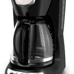 BLACK+DECKER DCM100B 12-Cup Programmable Coffeemaker with Glass Carafe, Black, One Size