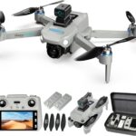 Drone with 4K UHD Camera for Adults,S159 Pro GPS Drone Brushless Motor,Upgraded 4.5″ Screen, Smart FPV Foldable Quadcopter for Beginners, Auto Return, Follow Me, Waypoints, 60 Mins Flight Time,Gift, with Obstacle Avoidance