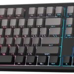 EPOMAKER TH108 Full Size Mechanical Keyboard, Wireless Gaming Keyboard with 8000mAh Battery, Creamy Gasket, 108 Keys, Hot Swap, Custom Driver, RGB Backlight (Black, Sea Salt Silent)