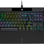 CORSAIR K70 RGB PRO Mechanical Wired Gaming Keyboard – Cherry MX Red Linear Switches, SOCD, PBT Double-Shot Keycaps, 8000Hz Hyper-Polling, NKRO, Anti-Ghosting, Tournament Switch, QWERTY NA – Black