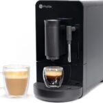 Profile GE Automatic Espresso Machine + Milk Frother | Brew in 90 Seconds | 20 Bar Pump Pressure for Balanced Extraction | Five Adjustable Grind Size Levels | WiFi Connected for Customization | Black