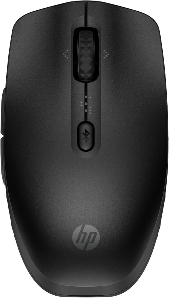 HP 420 Programmable Bluetooth Mouse – Bluetooth with Swift Pair to 3 Multi-Devices, 2-Year Battery, 4K DPI, Quiet clicks, Compatible with Windows/Mac/Chromebook, Laptop, Notebook Black (7M1D3AA)