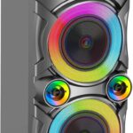 Portable Bluetooth Speaker 100W Big Powerful Wireless Boombox TWS Pairing Loud Stereo Sound Deep Bass Large Party Speakers with Subwoofer LED Lights for Outdoor Home Camping